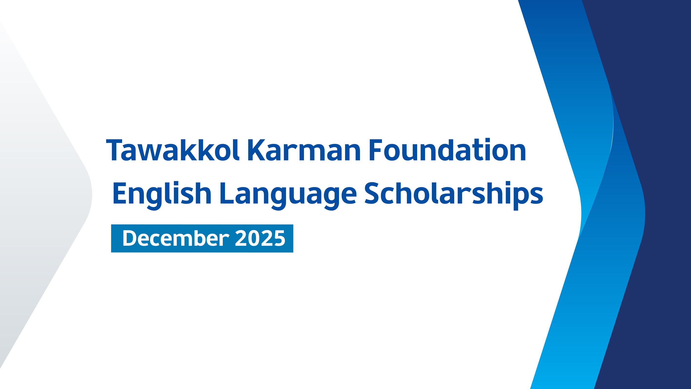 Tawakkol Karman Foundation announces opening of applications for December English scholarship